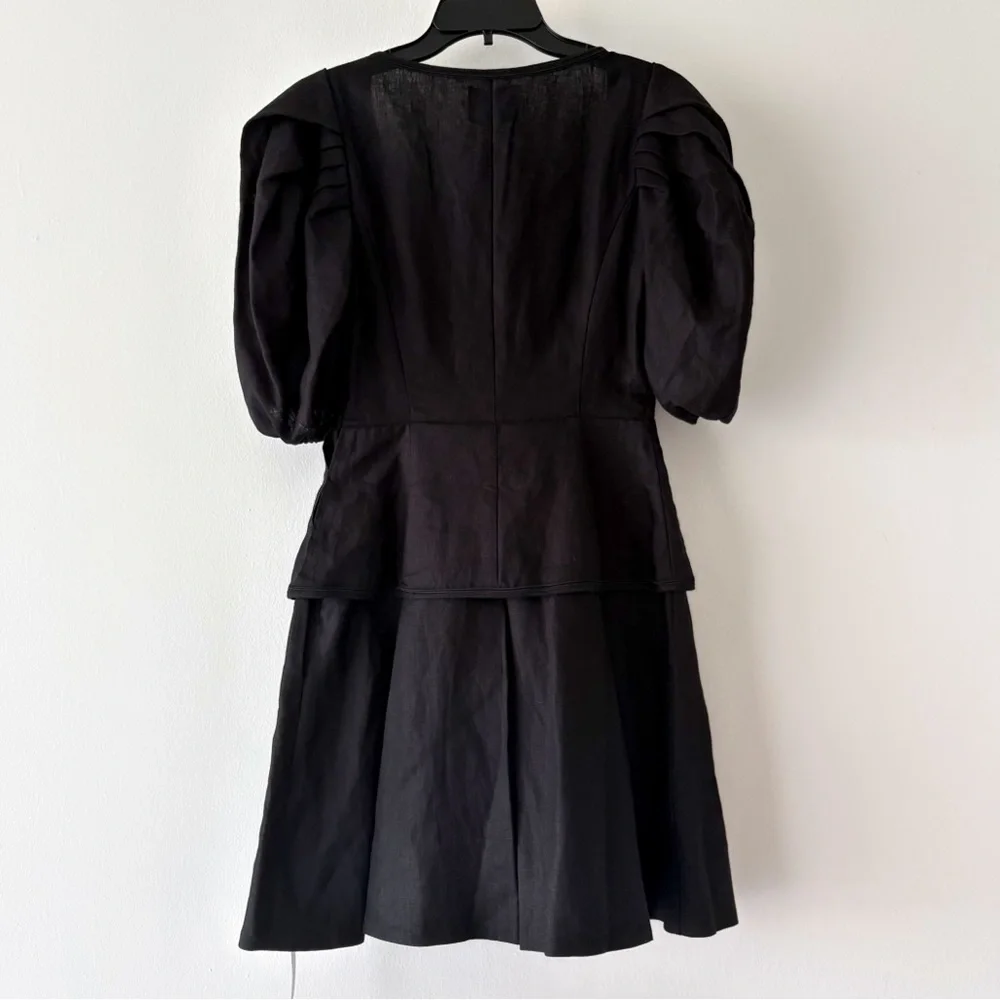 Reformation Melis Linen Mini Dress